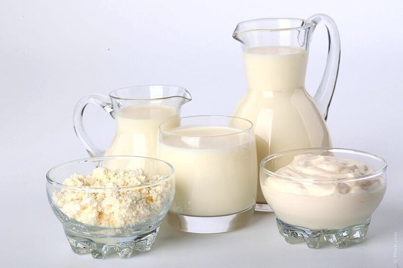 Productos de leche y lácteos