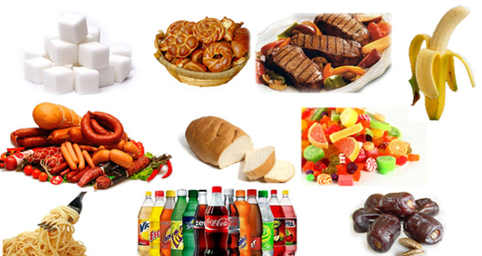 Elimina de tu dieta los alimentos con alto índice glucémico