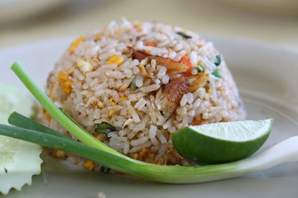 arroz con verduras para adelgazar